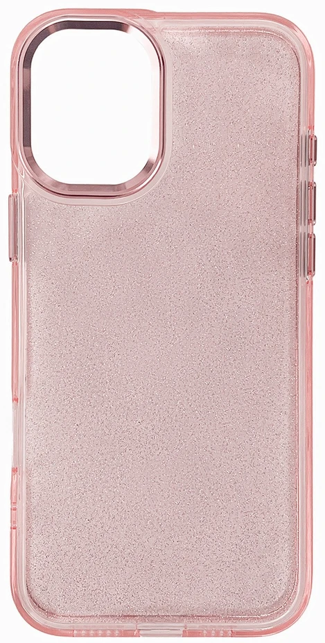 Hurtel Glitter Apple iPhone 16 – dėklas telefonui rožinės spalvos
