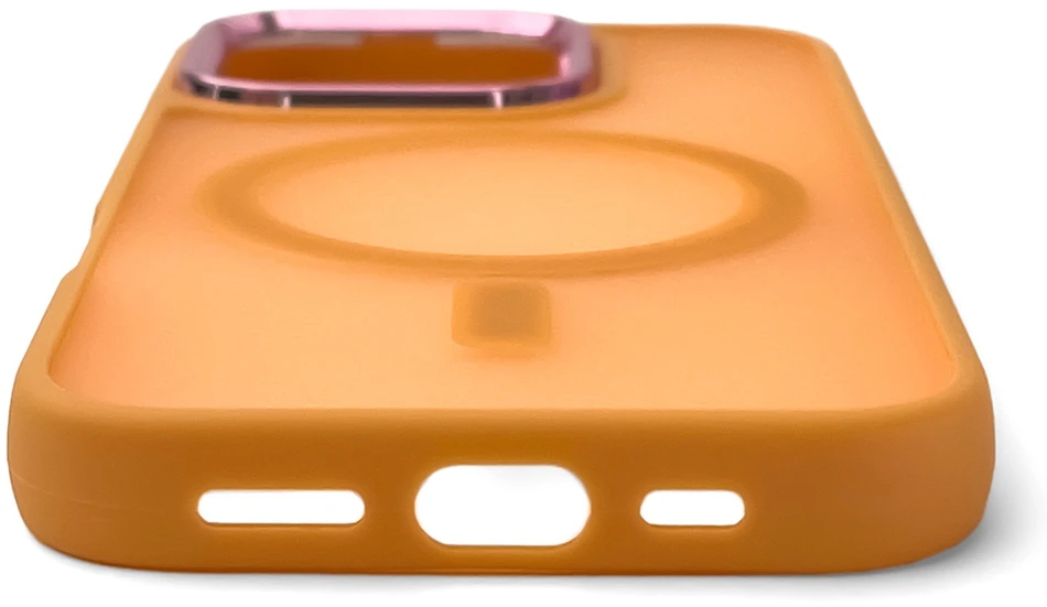 Hurtel Magnetic Collection MagSafe Apple iPhone 16 – dėklas telefonui oranžinės spalvos