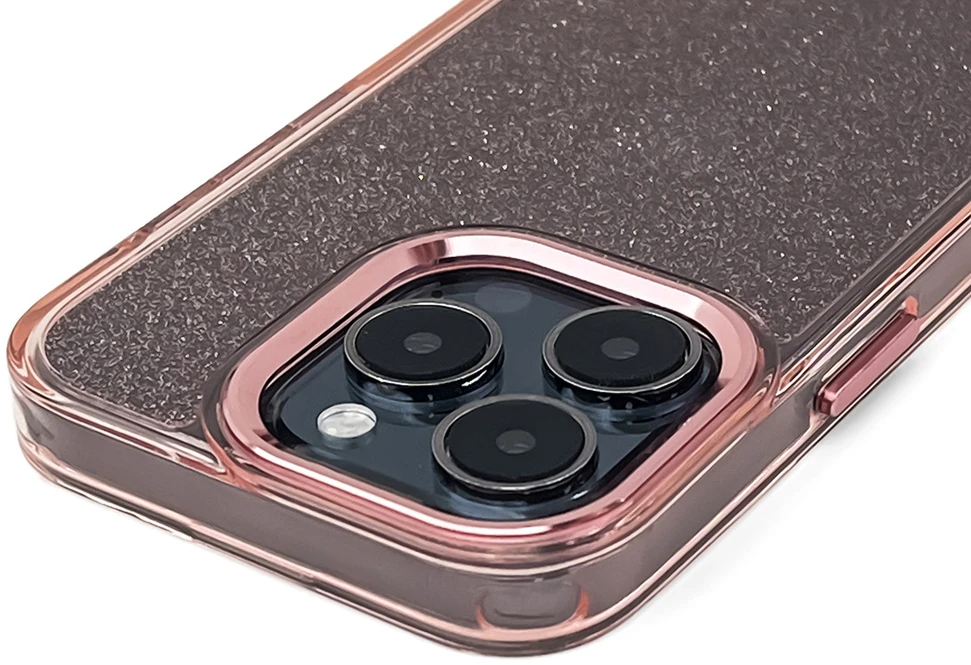 Hurtel Glitter Apple iPhone 16 Pro – dėklas telefonui rožinės spalvos
