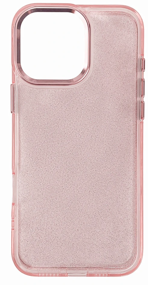 Hurtel Glitter Apple iPhone 16 Pro – dėklas telefonui rožinės spalvos