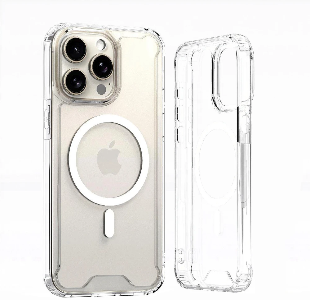 Hurtel Clear Corner MagSafe Apple iPhone 16 Pro – dėklas telefonui skaidrus