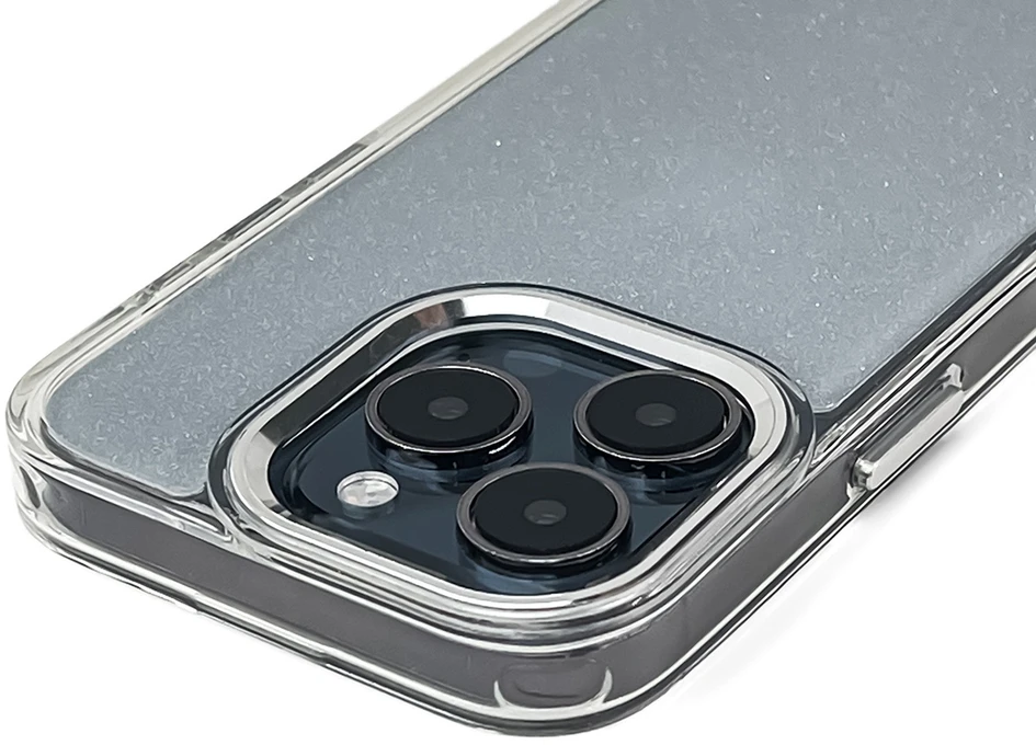 Hurtel Glitter Apple iPhone 16 Pro Max – dėklas telefonui skaidrus