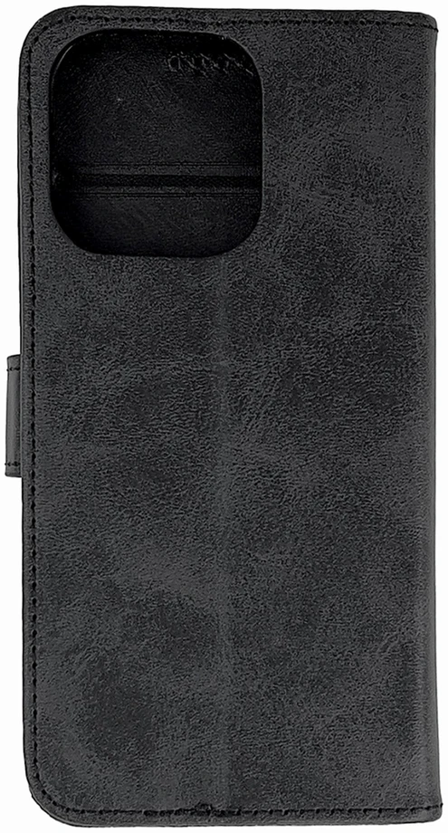 Hurtel Leather Book Apple iPhone 16 Pro – dėklas telefonui juodos spalvos