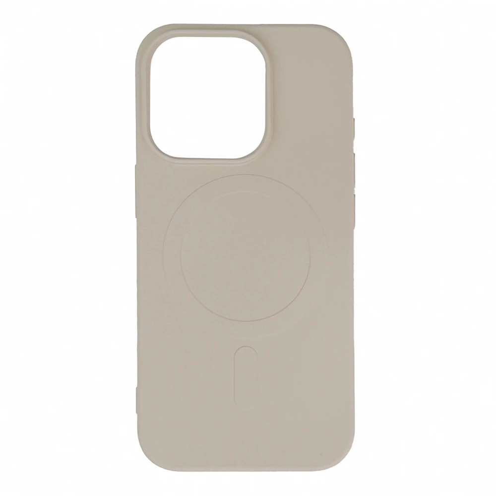 Hurtel Liquid silikoninis MagSafe Apple iPhone 16 Pro Max – dėklas telefonui gelsvas