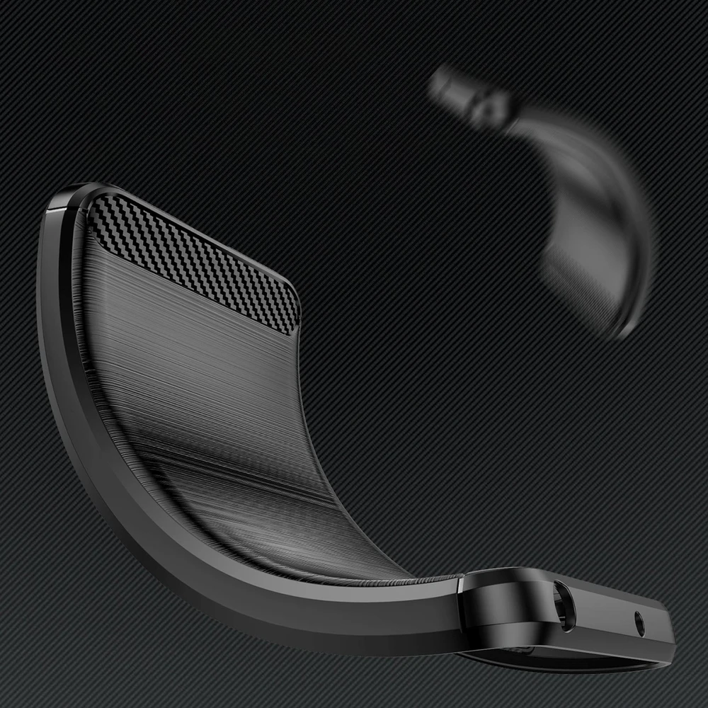 Hurtel Dėklas Carbon Dėklas skirtas Apple iPhone 17 – juodos spalvos
