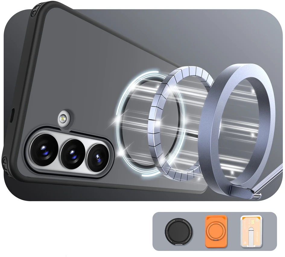 Hurtel Hybrid Armor T dėklas skirtas Samsung Galaxy S26 – juodos spalvos