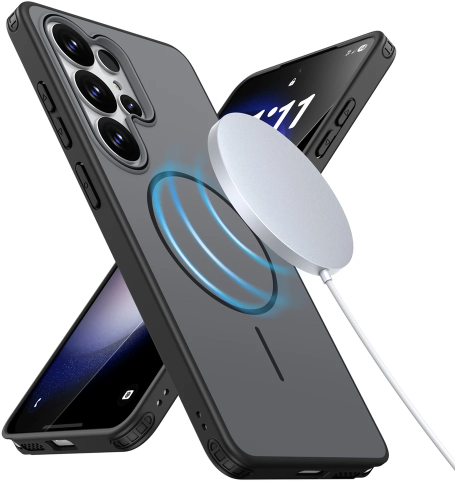 Hurtel Hybrid Armor T dėklas skirtas Samsung Galaxy S26 Ultra – juodos spalvos