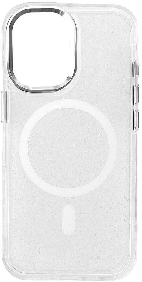 Hurtel Glitter dėklas skirtas Samsung Galaxy S26 Ultra, MagSafe Compatible – Baltas