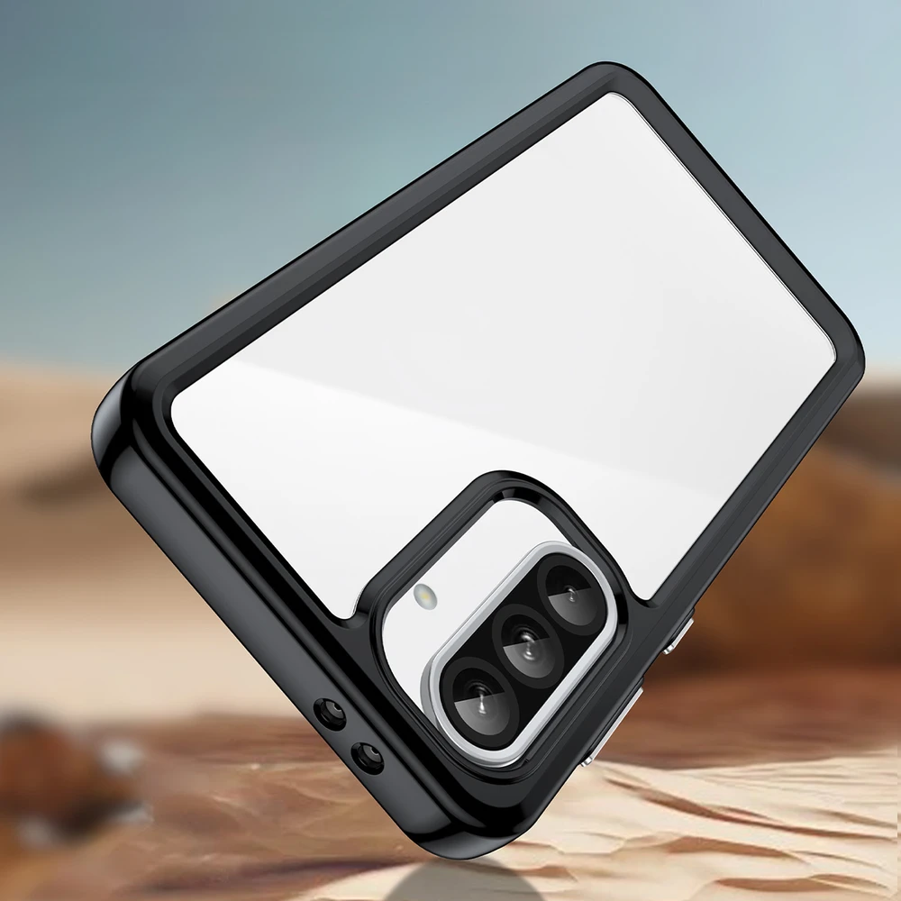 Hurtel Outer Space Samsung Galaxy A26 Cover with Flexible Frame – dėklas telefonui juodos spalvos