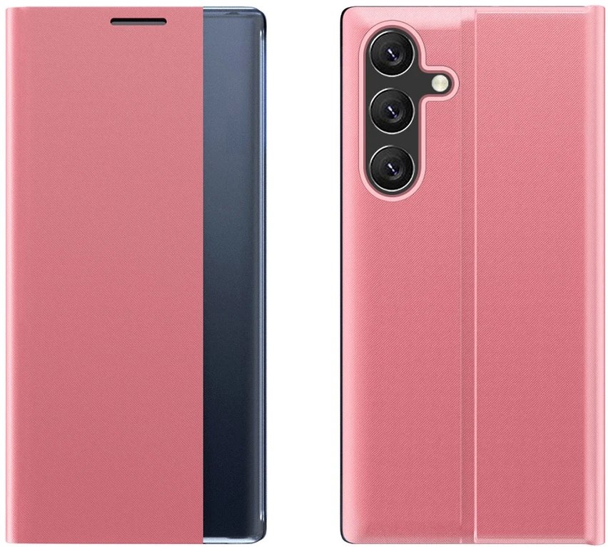 Hurtel New Sleep Case Flip Cover su stoveliu Samsung Galaxy A26 – dėklas telefonui rožinės spalvos