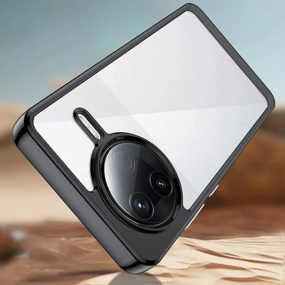 Hurtel Outer Space dėklas su Gel Frame skirtas Xiaomi Poco F7 Ultra – skaidrus
