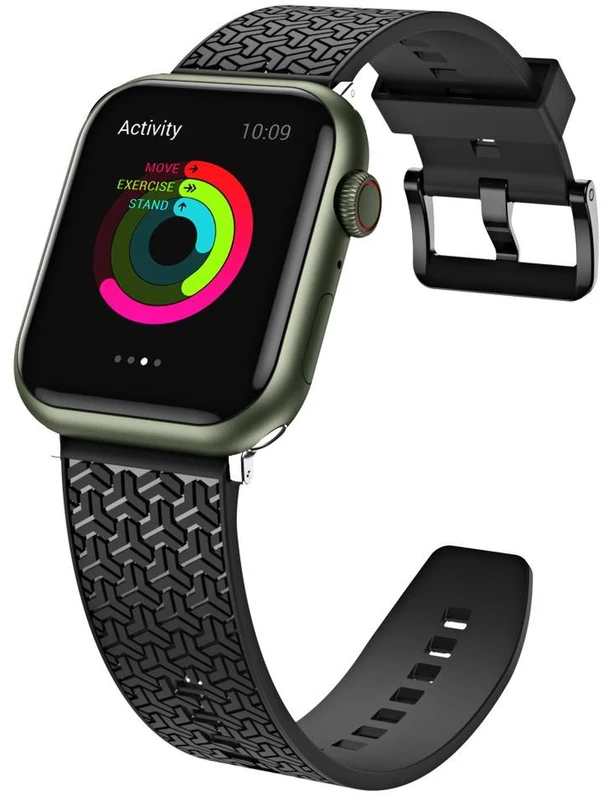 Hurtel Dirželis bransoleta do zegarka Apple Watch 38 / 40 / 41 mm - juoda