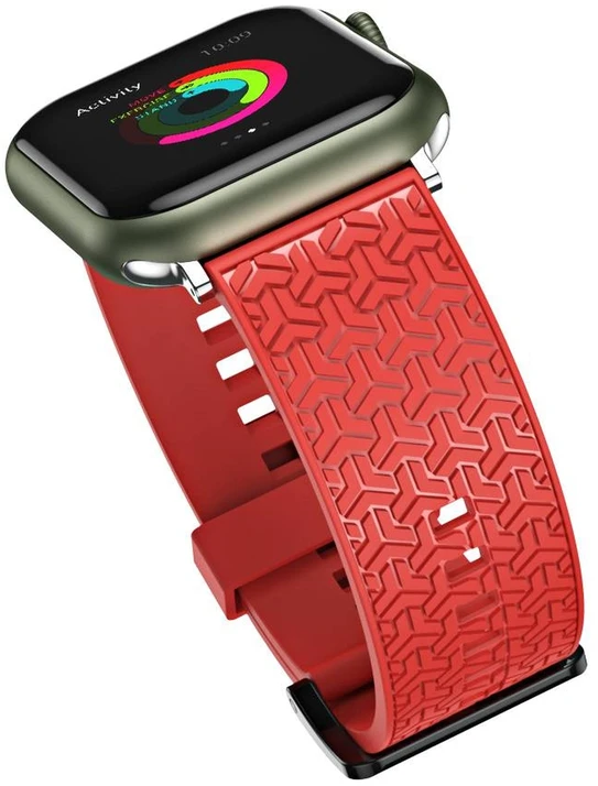Hurtel Dirželis bransoleta do zegarka Apple Watch 38 / 40 / 41 mm - raudona