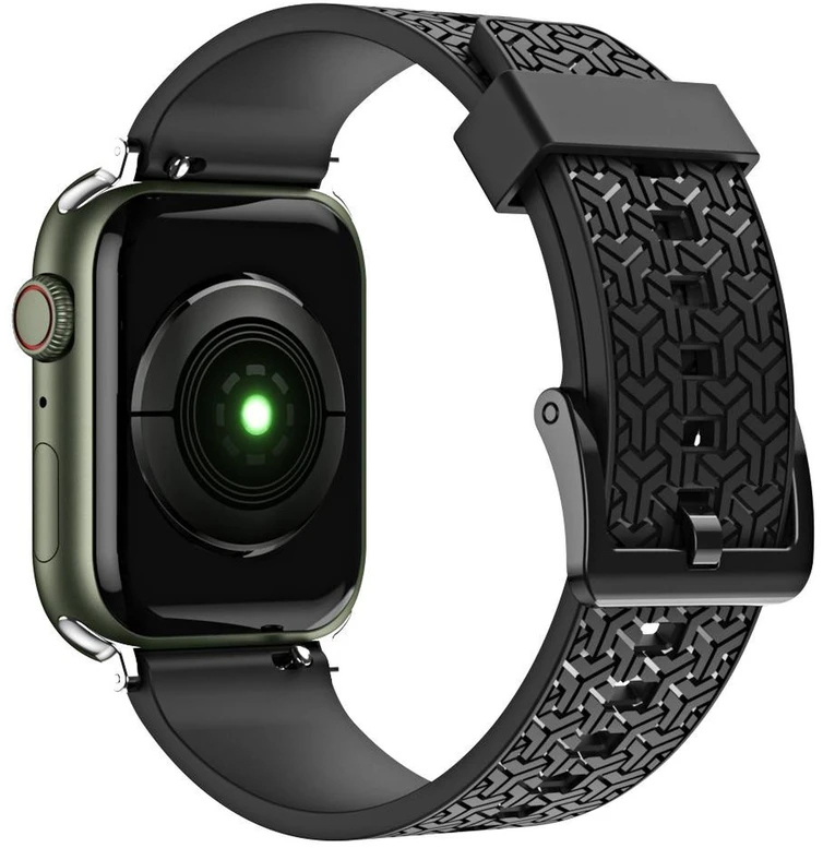 Hurtel Dirželis bransoleta do zegarka Apple Watch 38 / 40 / 41 mm - juoda