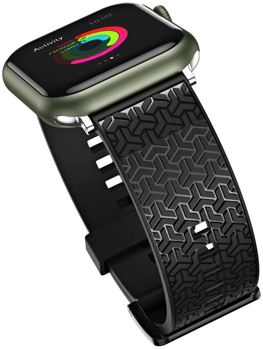 Hurtel Dirželis bransoleta do zegarka Apple Watch 38 / 40 / 41 mm - juoda