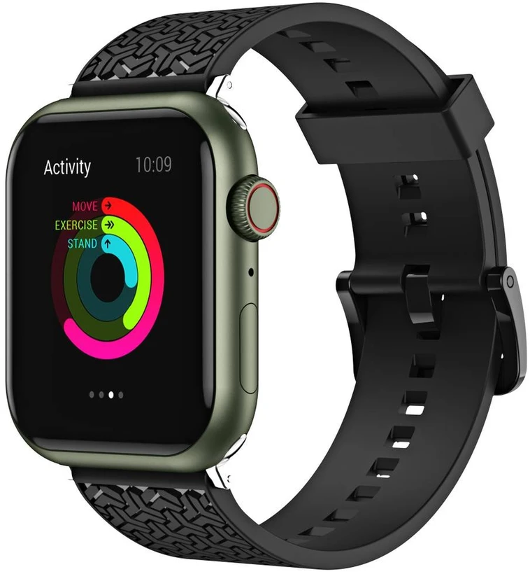 Hurtel Dirželis bransoleta do zegarka Apple Watch 38 / 40 / 41 mm - juoda