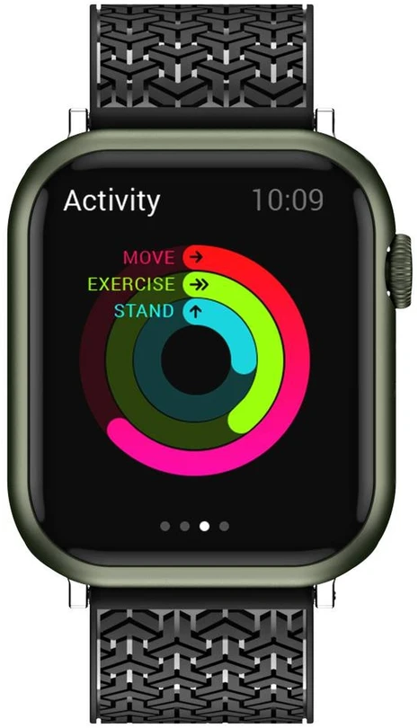 Hurtel Dirželis bransoleta do zegarka Apple Watch 38 / 40 / 41 mm - juoda