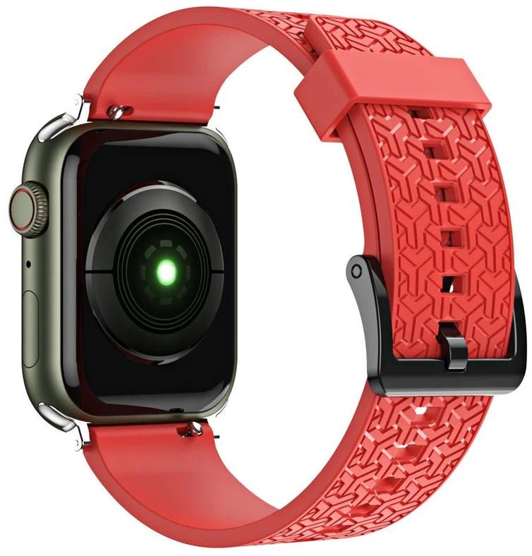 Hurtel Dirželis bransoleta do zegarka Apple Watch 42 / 44 / 45 mm - raudona