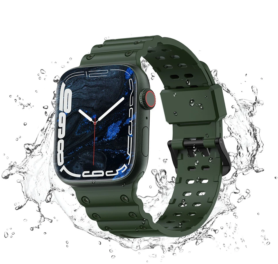Hurtel Elastinis dirželis Apple Watch 38 / 40 / 41 mm - žalias