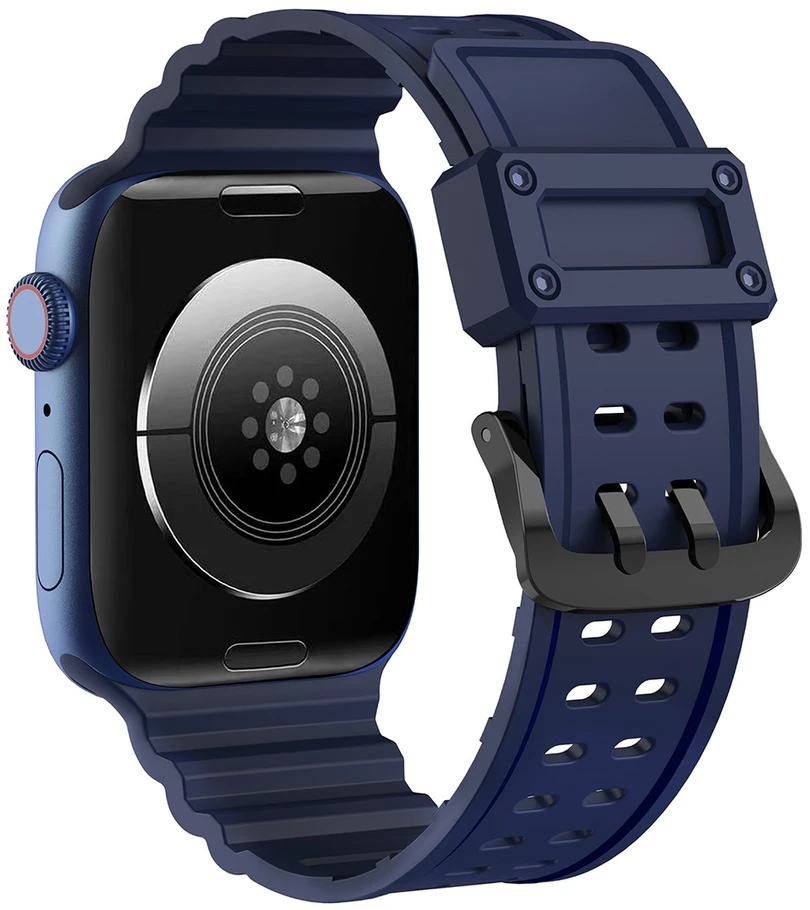 Hurtel Elastinis dirželis Apple Watch 38 / 40 / 41 mm - tamsiai mėlynas