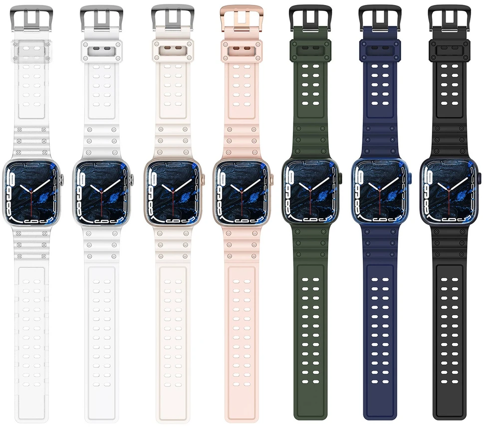 Hurtel Elastinis dirželis Apple Watch 38 / 40 / 41 mm - juodas