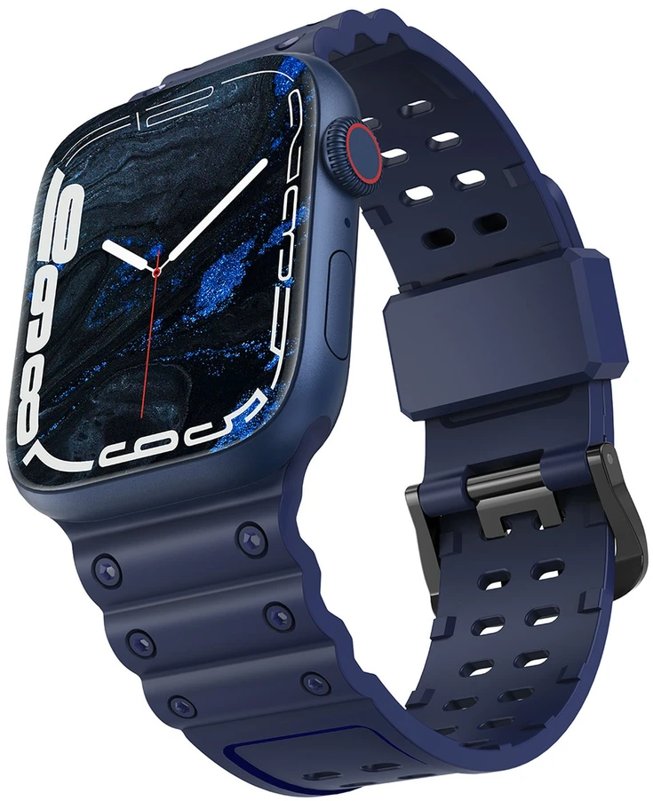 Hurtel Elastinis dirželis Apple Watch 38 / 40 / 41 mm - tamsiai mėlynas