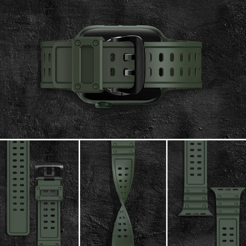 Hurtel Elastinis dirželis Apple Watch 38 / 40 / 41 mm - žalias
