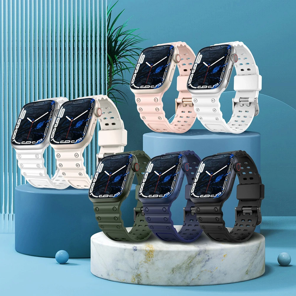 Hurtel Elastinis dirželis Apple Watch 38 / 40 / 41 mm - žalias