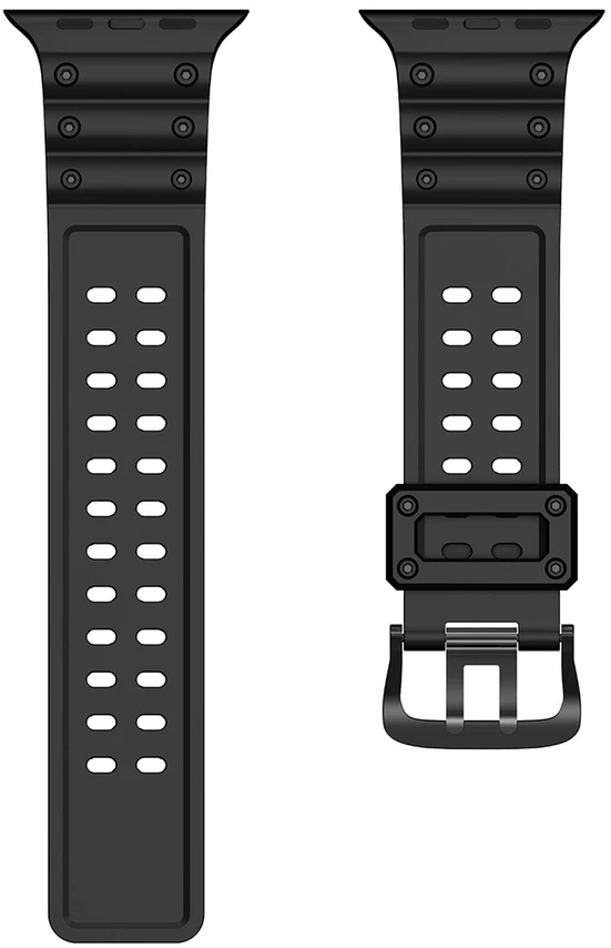 Hurtel Elastinis dirželis Apple Watch 38 / 40 / 41 mm - juodas