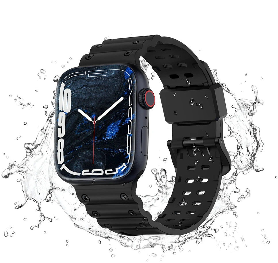 Hurtel Elastinis dirželis Apple Watch 38 / 40 / 41 mm - juodas