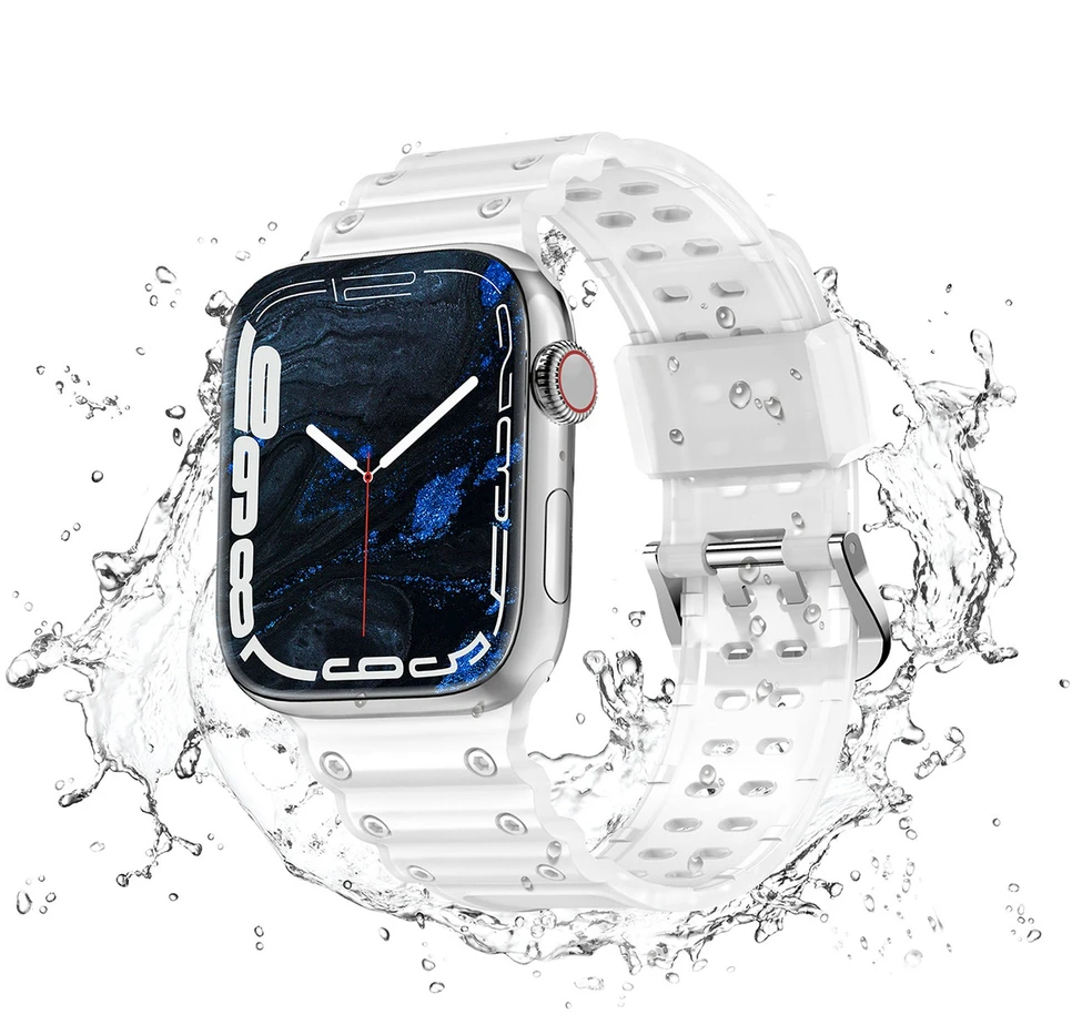 Hurtel Elastinis dirželis Apple Watch 38 / 40 / 41 mm - skaidrus