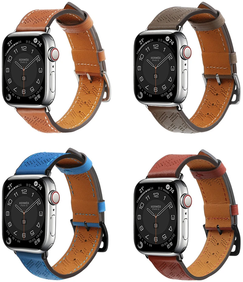 Hurtel Odinis dirželis Apple Watch 38 / 40 / 41 mm - tamsiai rudas