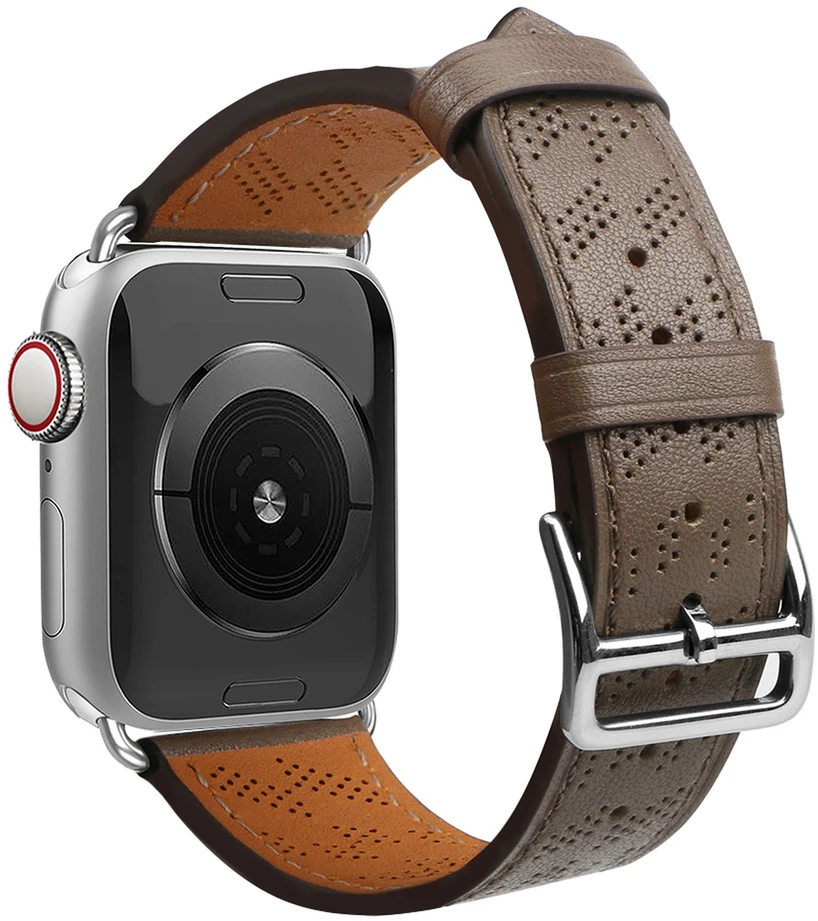 Hurtel Odinis dirželis Apple Watch 38 / 40 / 41 mm - tamsiai rudas