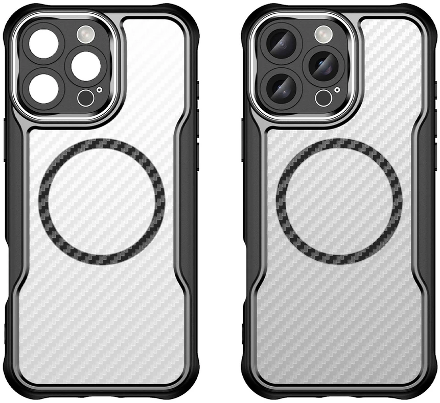 Hurtel Leading Series MagSafe silikoninis Apple iPhone 16 Pro – dėklas telefonui juodos spalvos