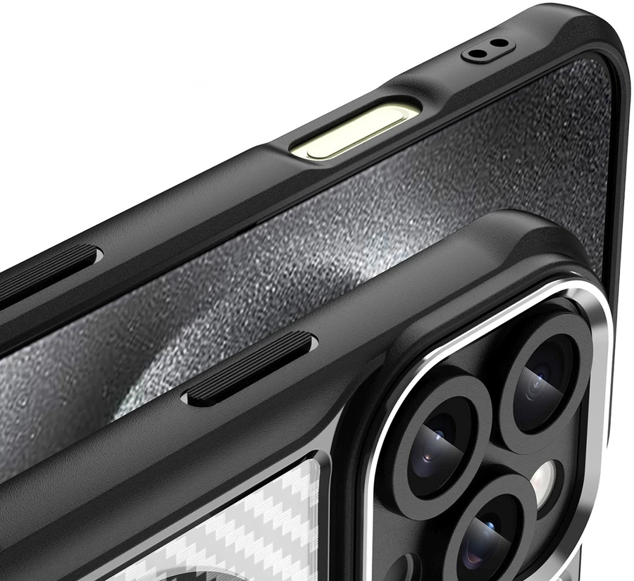 Hurtel Leading Series MagSafe silikoninis Apple iPhone 16 Pro – dėklas telefonui juodos spalvos