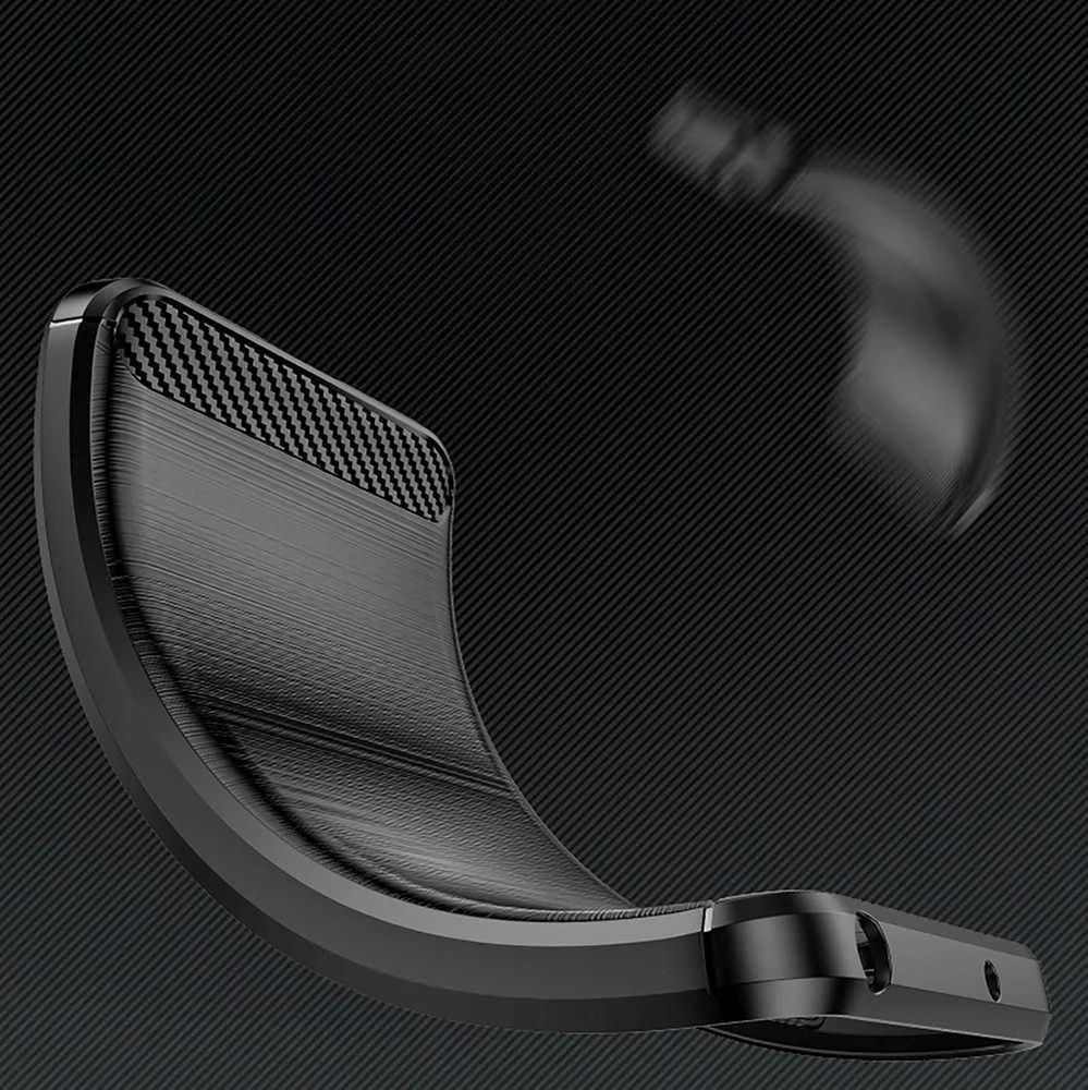 Hurtel Carbon Case do Samsung Galaxy S24 FE – dėklas telefonui juodos spalvos