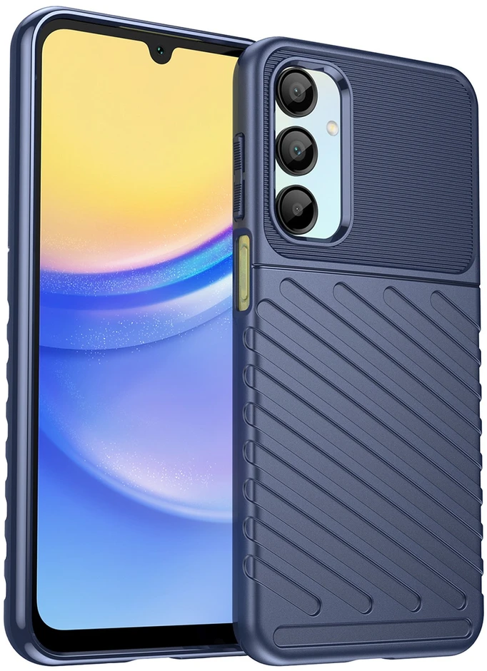 Hurtel Thunder Samsung Galaxy A26 silicone armored cover – dėklas telefonui mėlynos spalvos