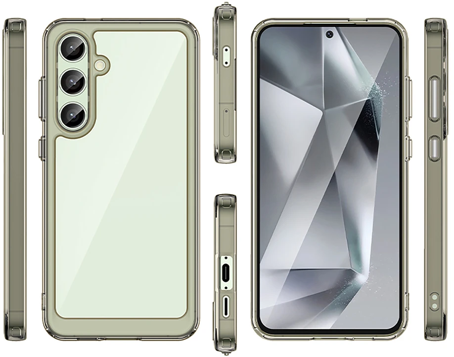 Hurtel Outer Space Case Samsung Galaxy S24 FE – dėklas telefonui juodos spalvos
