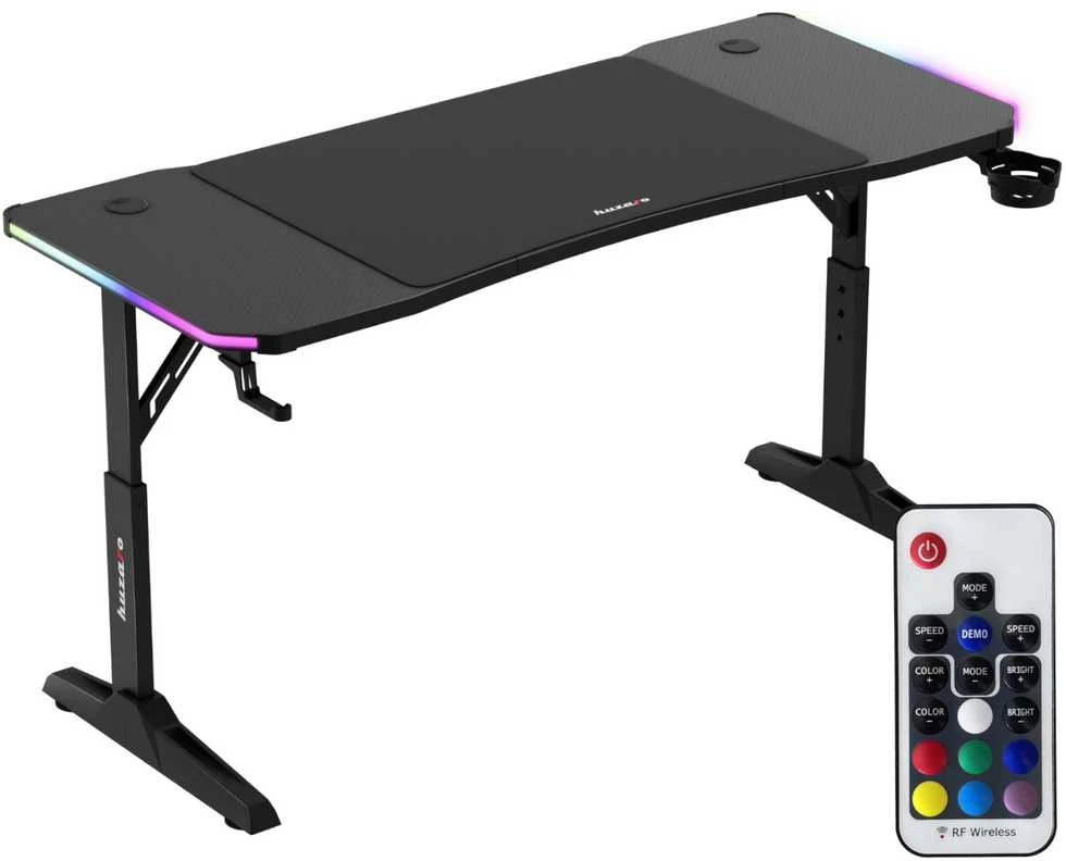Huzaro Hero 3.6 RGB Juodas gaming desk
