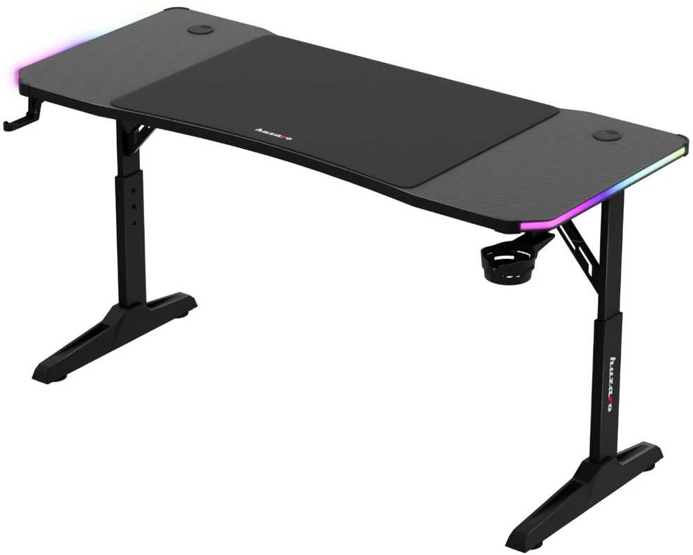 Huzaro Hero 3.6 RGB Juodas gaming desk