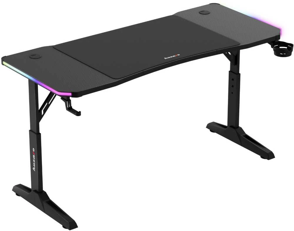 Huzaro Hero 3.6 RGB Juodas gaming desk