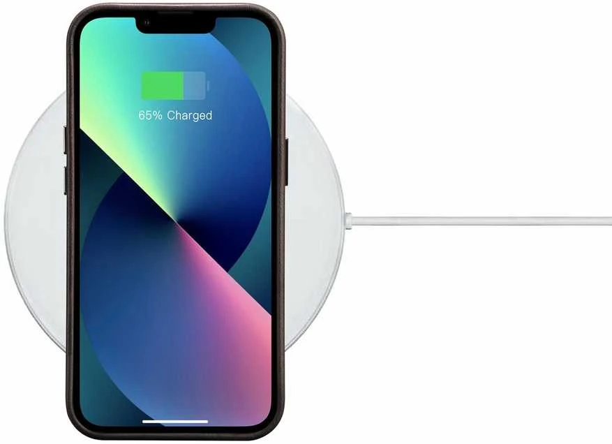 iCarer Oil Wax Premium Leather Apple iPhone 14 Plus Magnetic Leather with MagSafe dėklas telefonui rudos spalvos (WMI14220703-BN)
