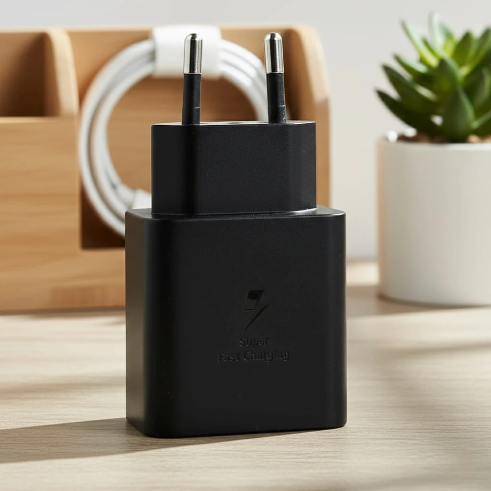 112803 EP-P2900TBE Samsung Magnetinis belaidis įkroviklis 25W Tamsiai pilkas + Adapteris 25W