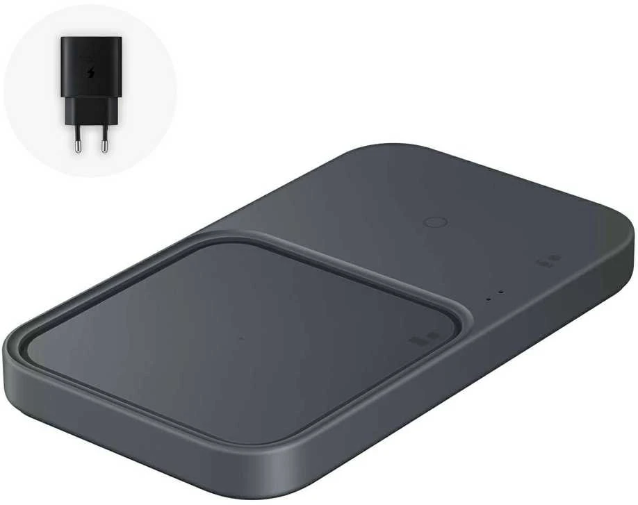 P5400TBE Samsung belaidis įkroviklis Duo pad (su TA), Juodas (Juodas)