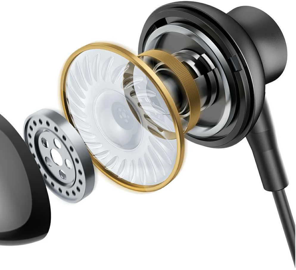 Ausinės Joyroom JR-EC07 USB-C juodos