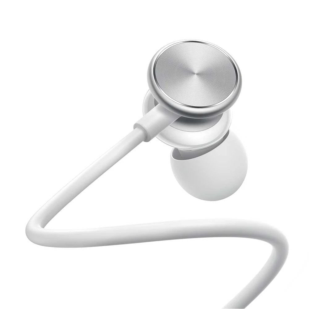 Joyroom Laidinės ausinės JR-EW03, pusiau į ausį (sidabrinė)