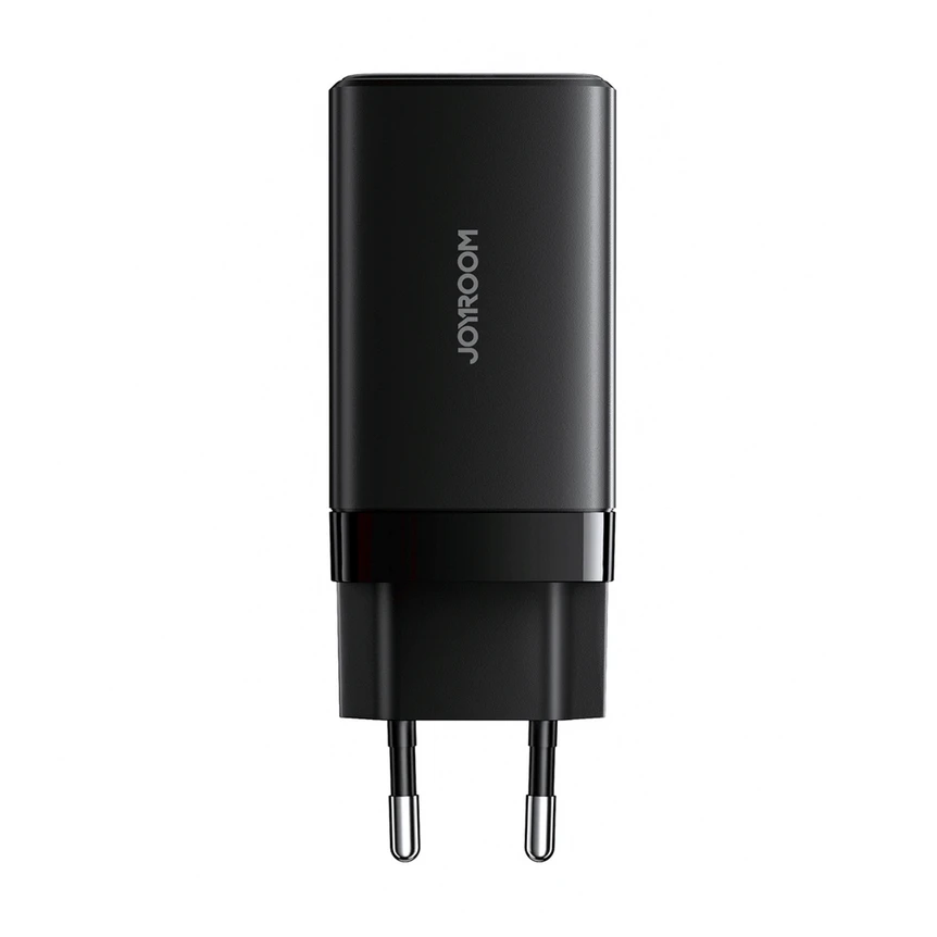 Joyroom JR-TG10 65W GaN 2x USB-C + USB-A sieninis įkroviklis su 100W USB-C - USB-C 1,2 m laidu - juodas