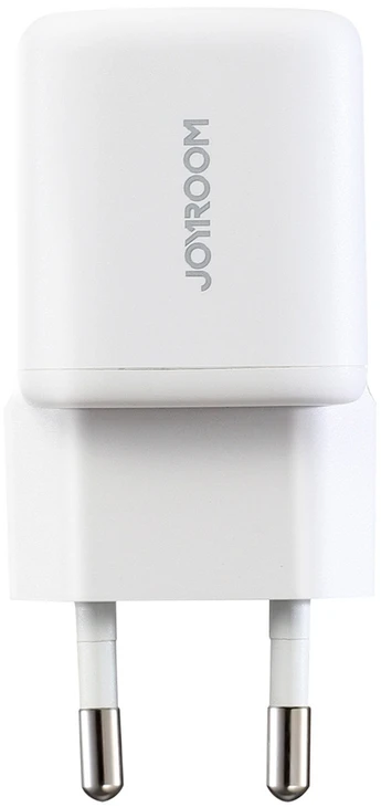 Joyroom JR-TG7 33W USB-A + USB-C sieninis įkroviklis su 30W USB-C - Lightning 1m laidu - baltas
