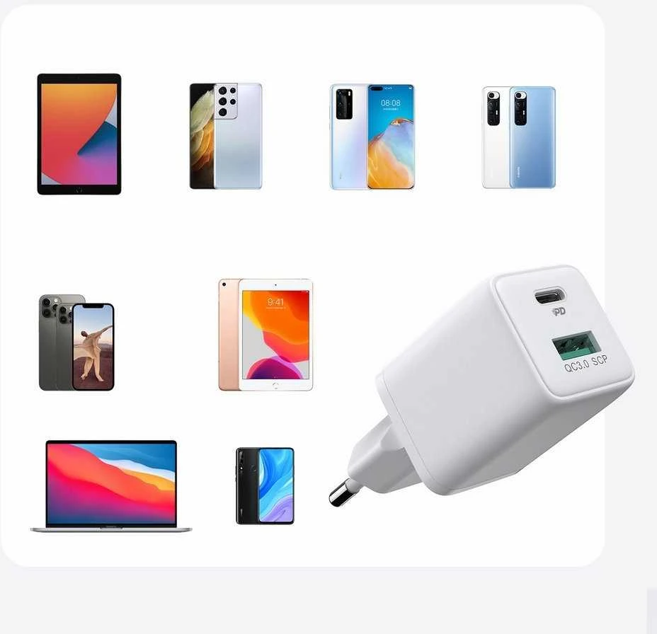 Mini išmanusis įkroviklis 30W dualport Joyroom L-QP303