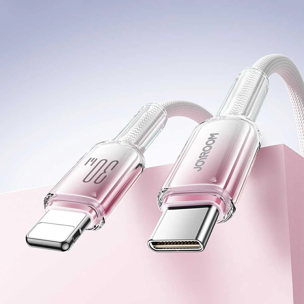 Kabelis USB-C Lightning Joyroom S-A42 30W 1,2m baltos spalvos